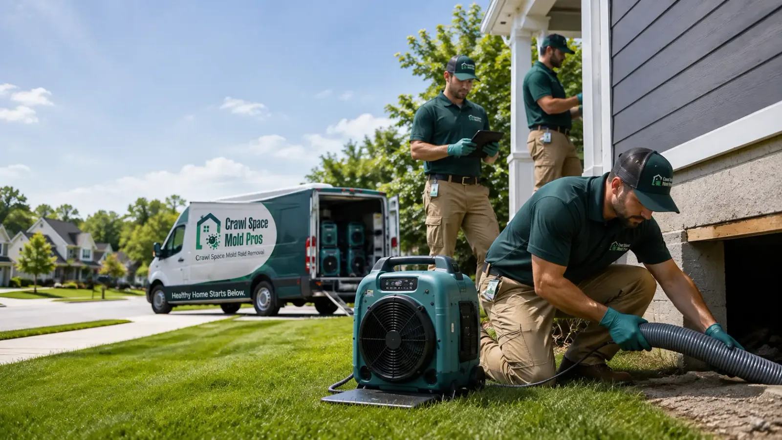 Crawl Space Mold Removal in Flaxville, MT
